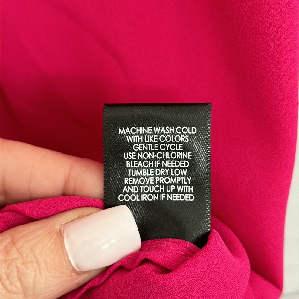 Torrid Pink Chiffon Flutter Sleeve Top Size 2x - image 7